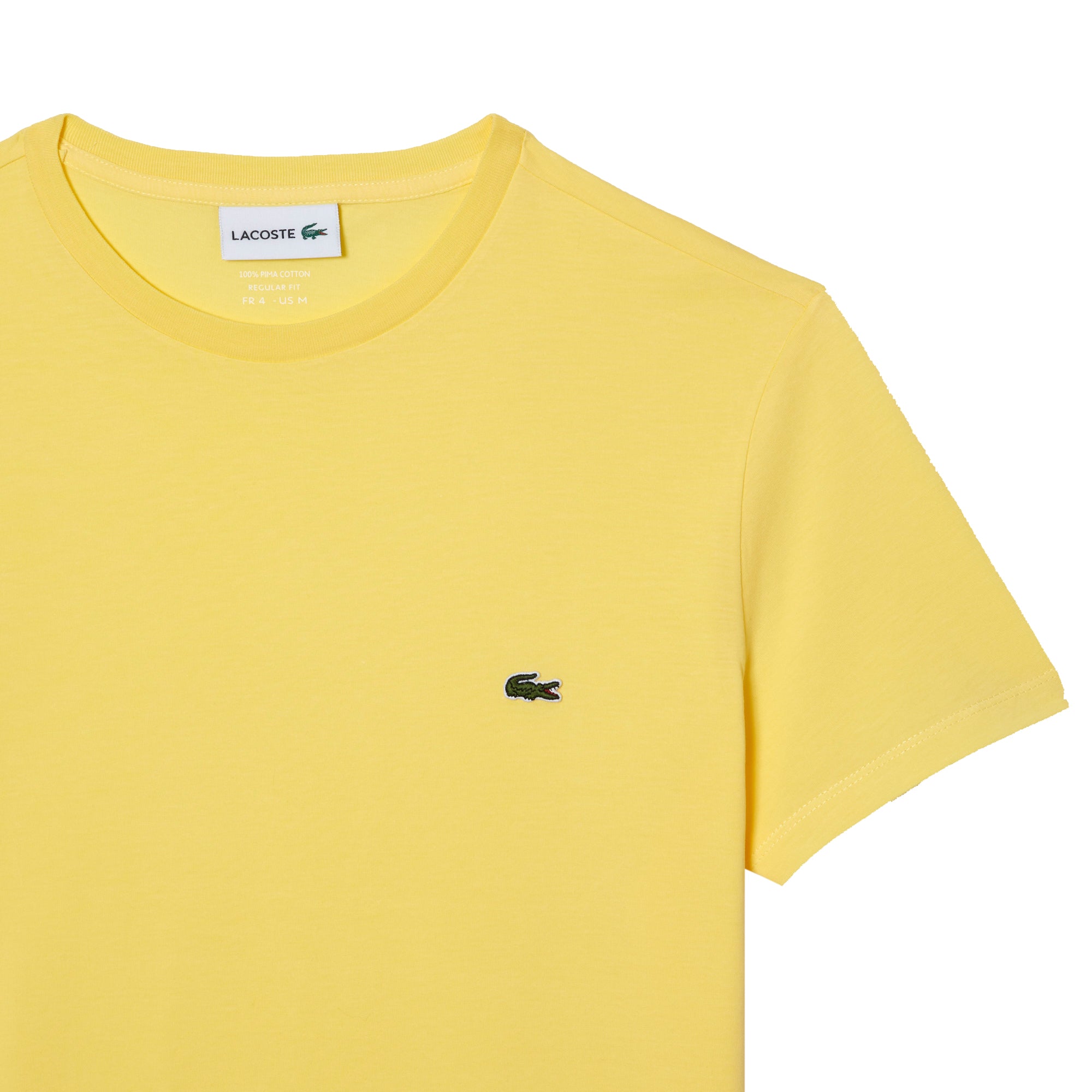 Lacoste Pima Cotton T-Shirt TH6709 - Yellow