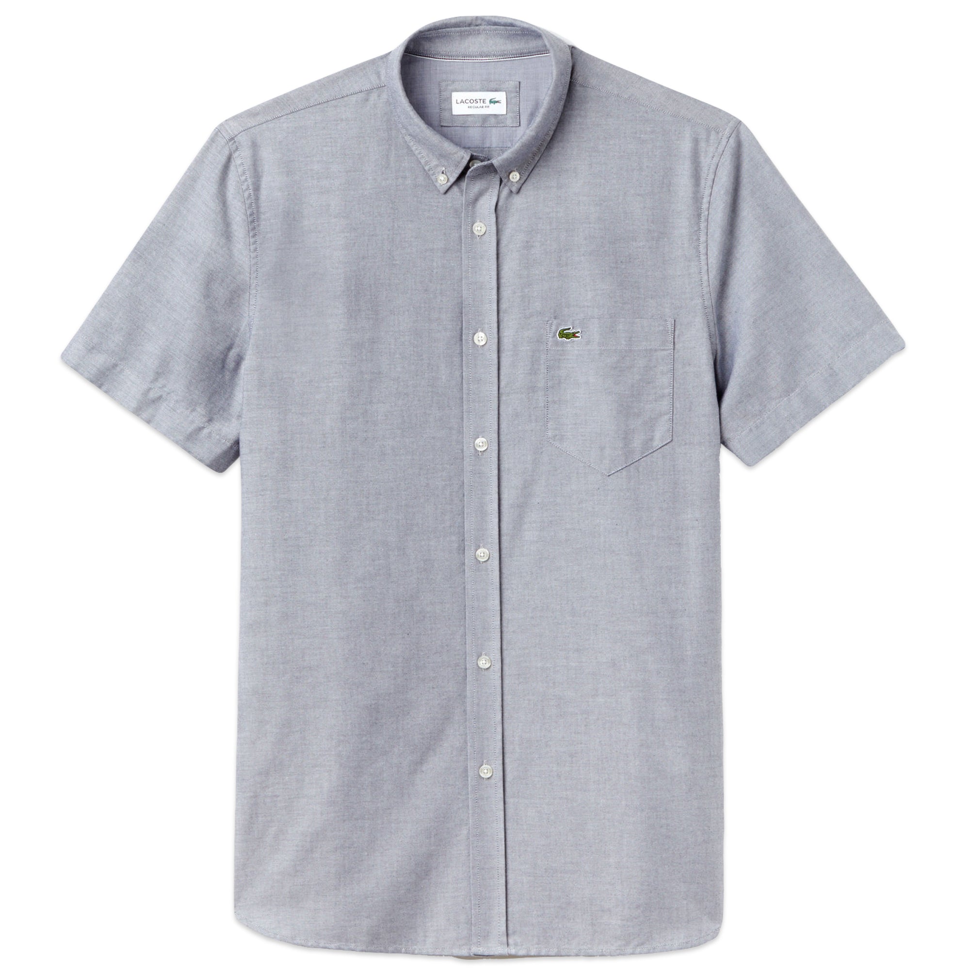 Lacoste Oxford Short Sleeve Shirt CH4975 - Navy
