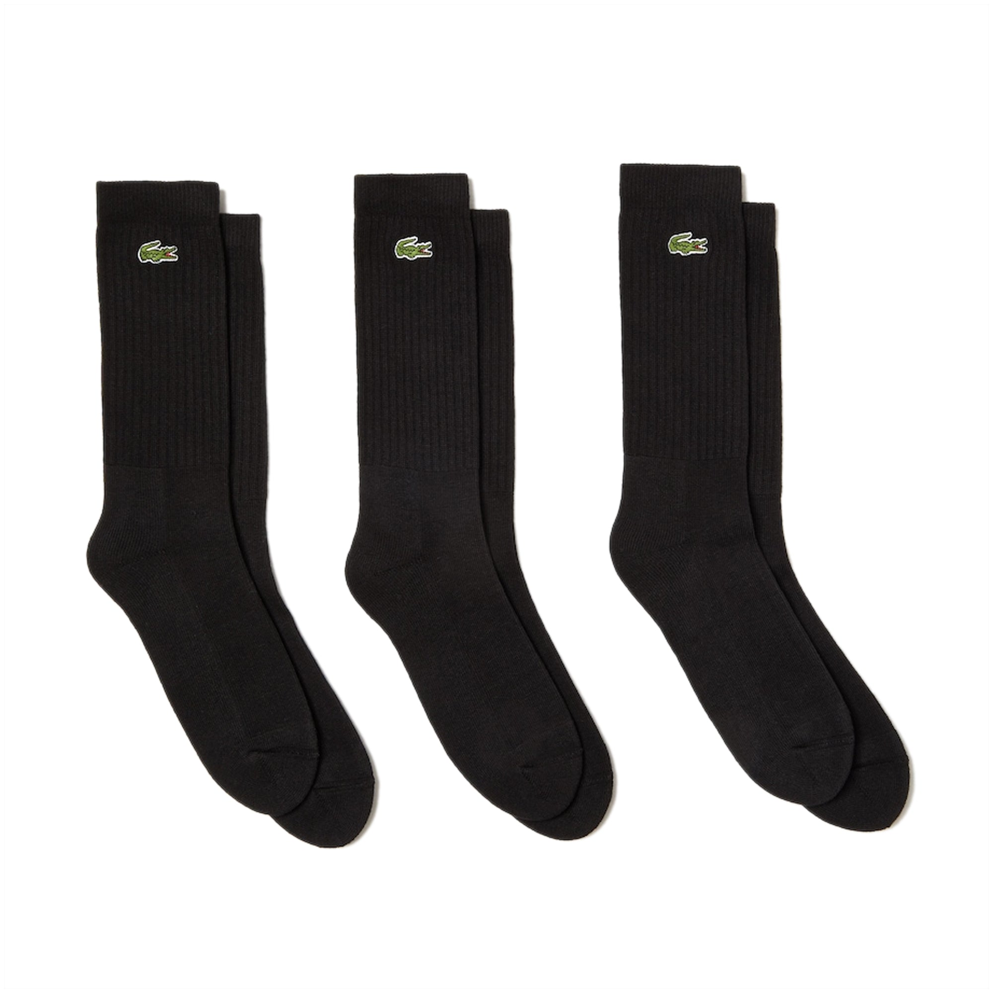 Lacoste Sport Socks 3 Pack RA4182 - Triple Black