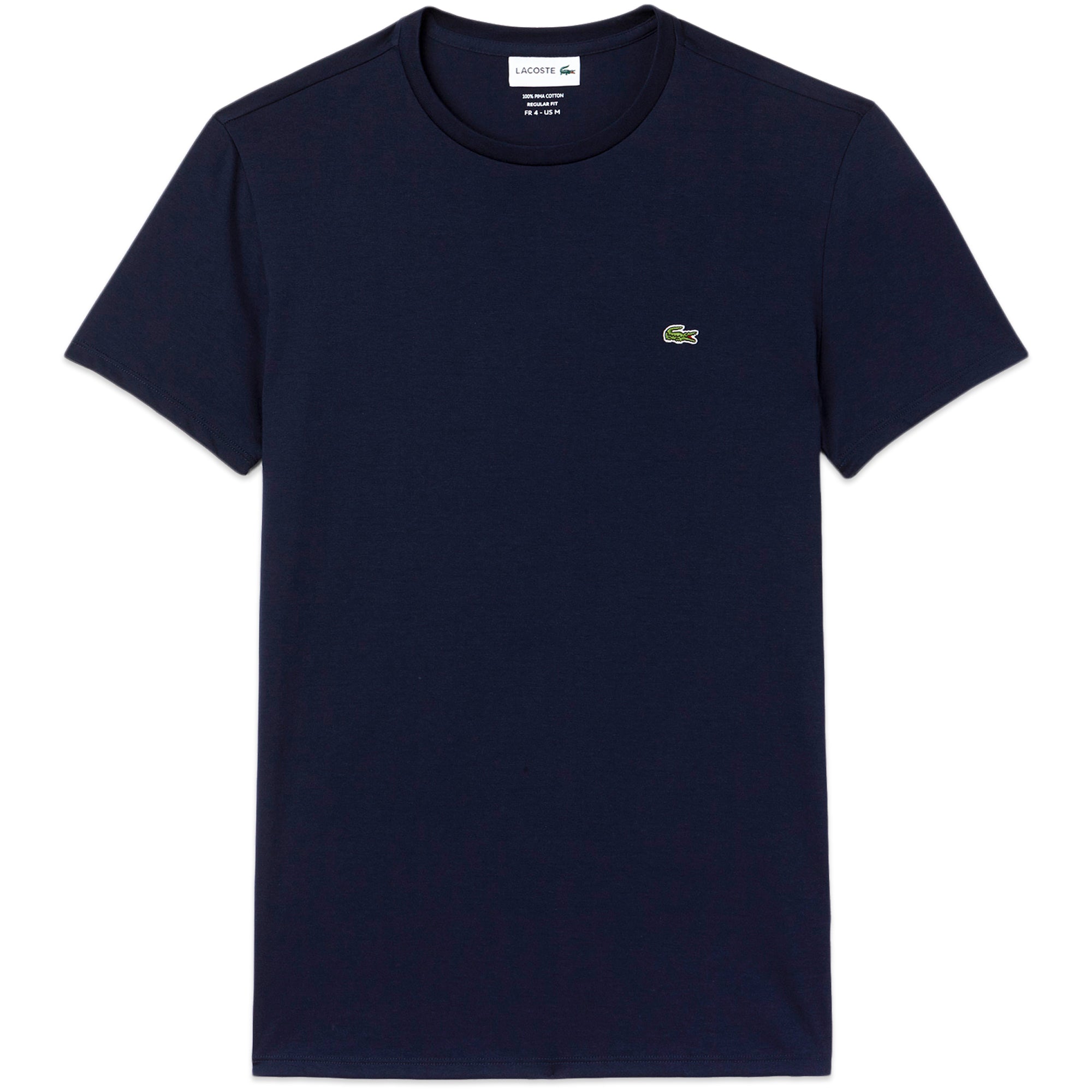 Lacoste TH6709 Pima Cotton T-Shirt - Navy