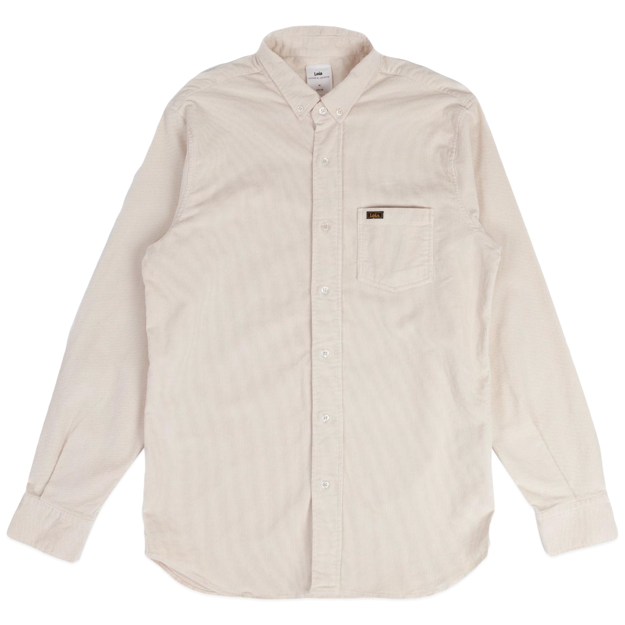 Lois Thomas R Needle Cord Shirt - Ecru