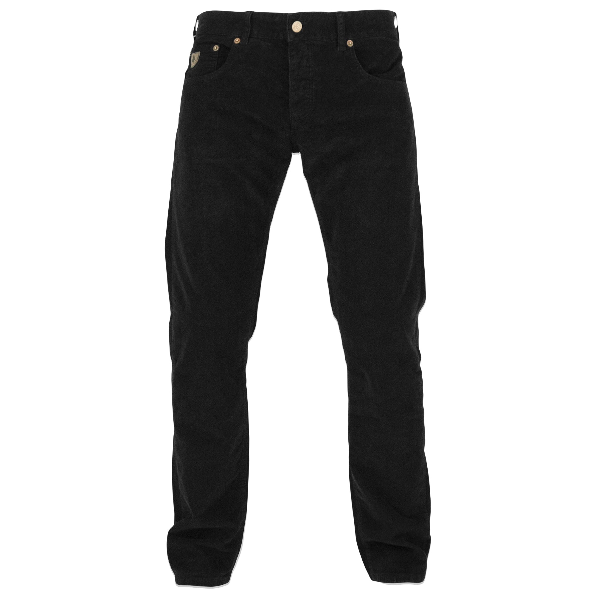 Lois Sierra Needle Cord Trousers - Black