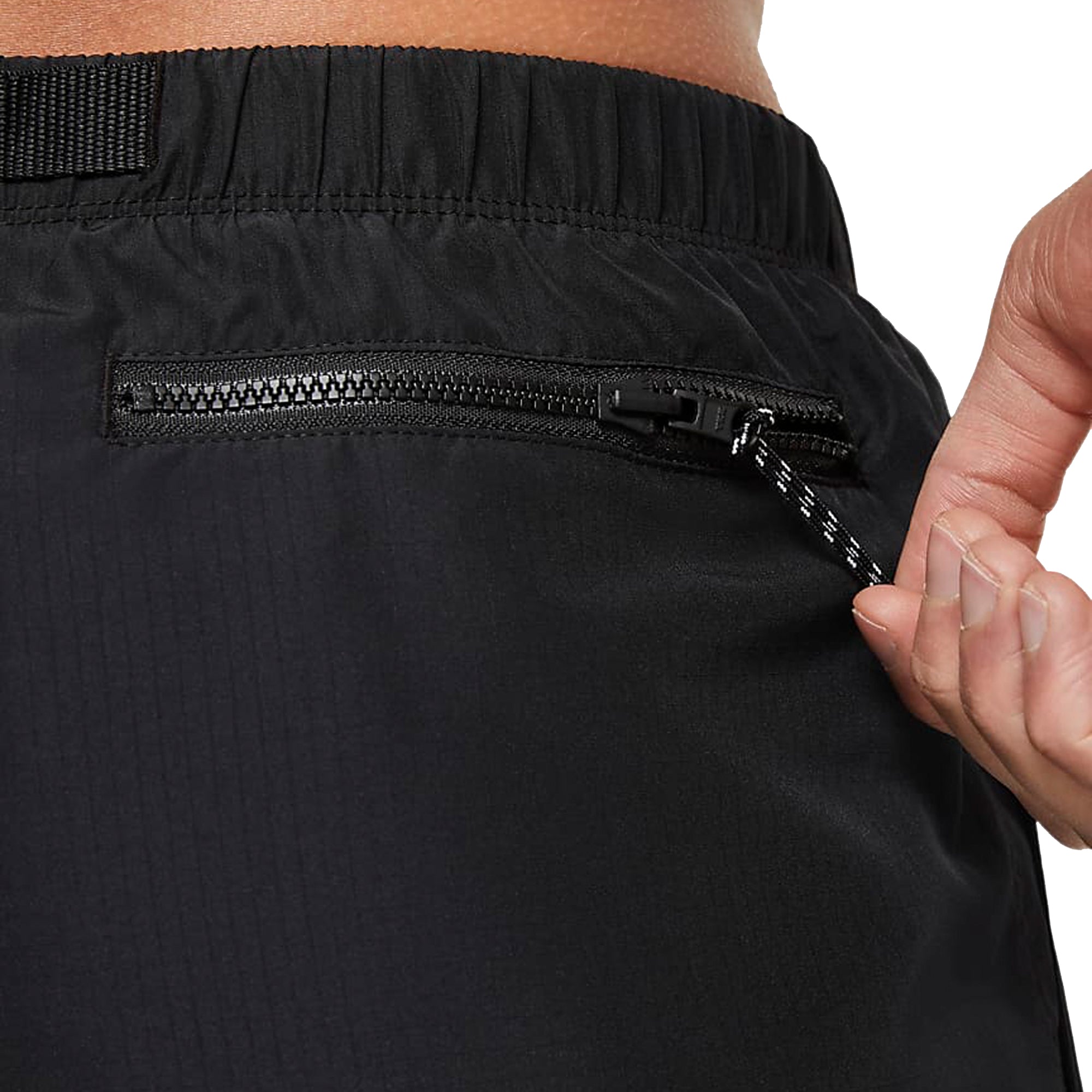 Nike Belted Packable Swim Shorts - Black
