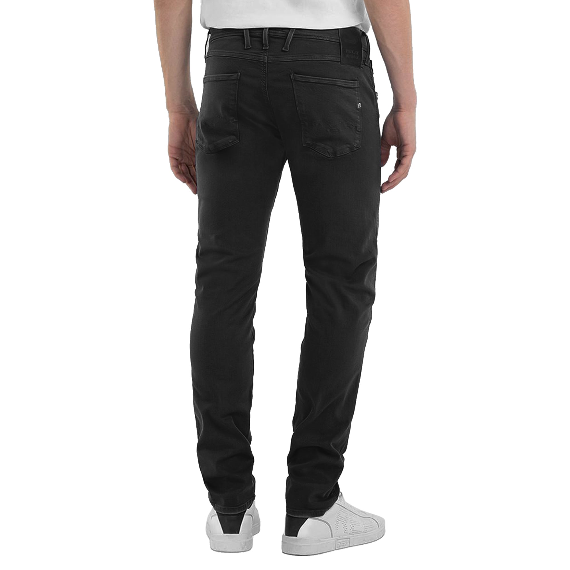 Replay Hyperflex X-Lite Anbass Colour Edition Slim Fit Jeans - Black