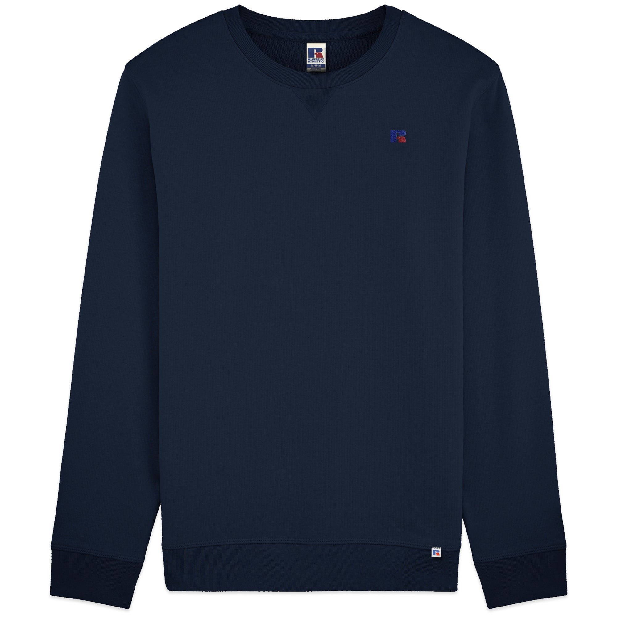 Russell Athletic Frank Small Logo Embro Crew Sweat - Navy