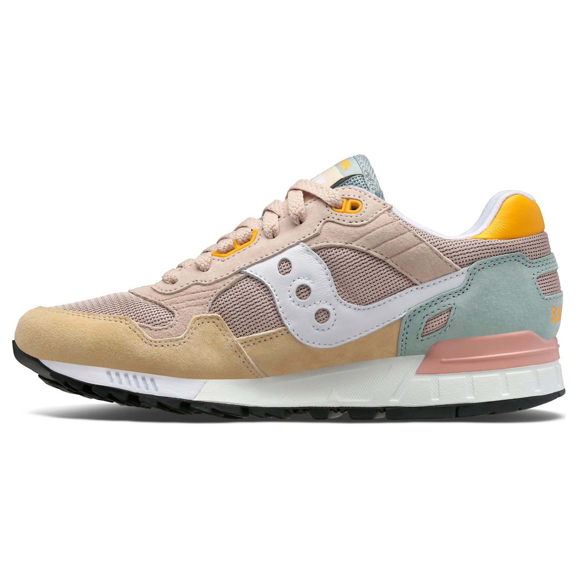 Saucony Shadow 5000 Pastel Trainers - White/Beige