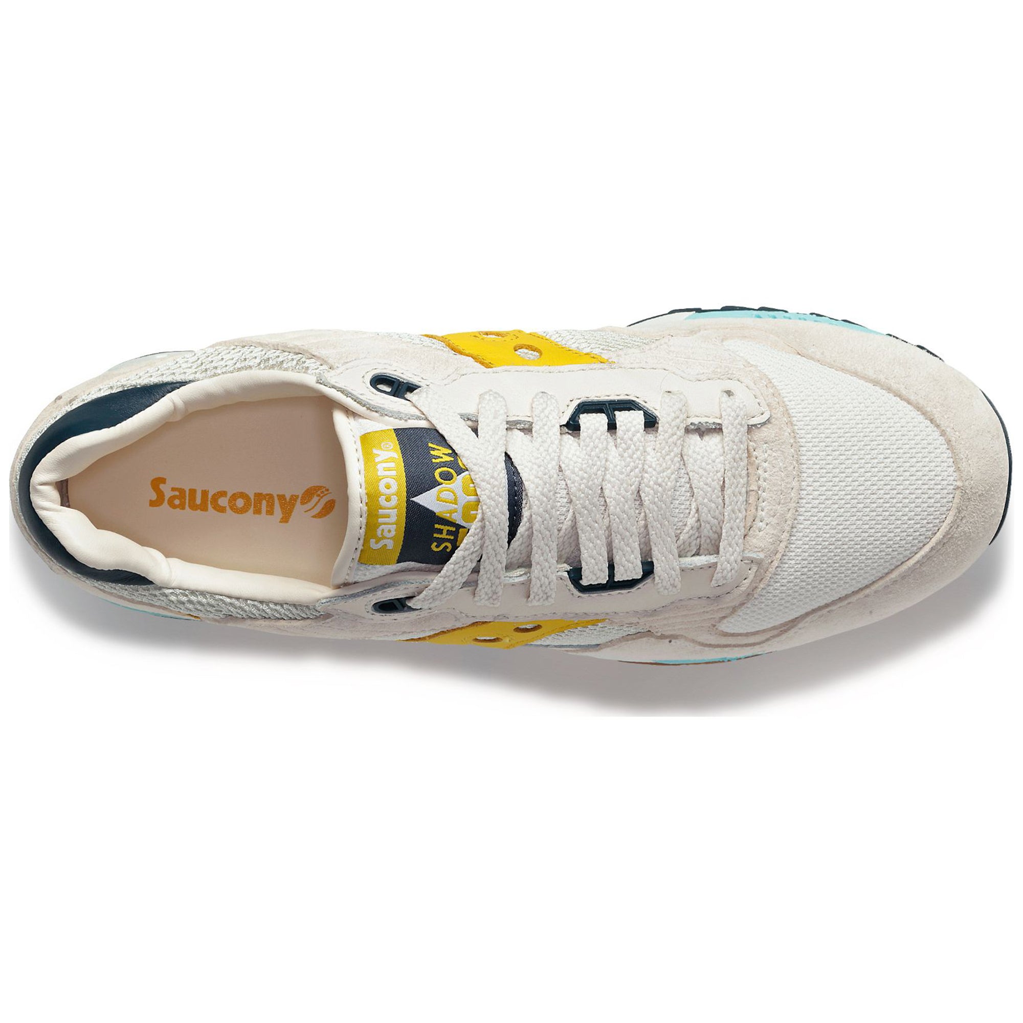Saucony Shadow 5000 Premium Pack Trainers - White/Yellow