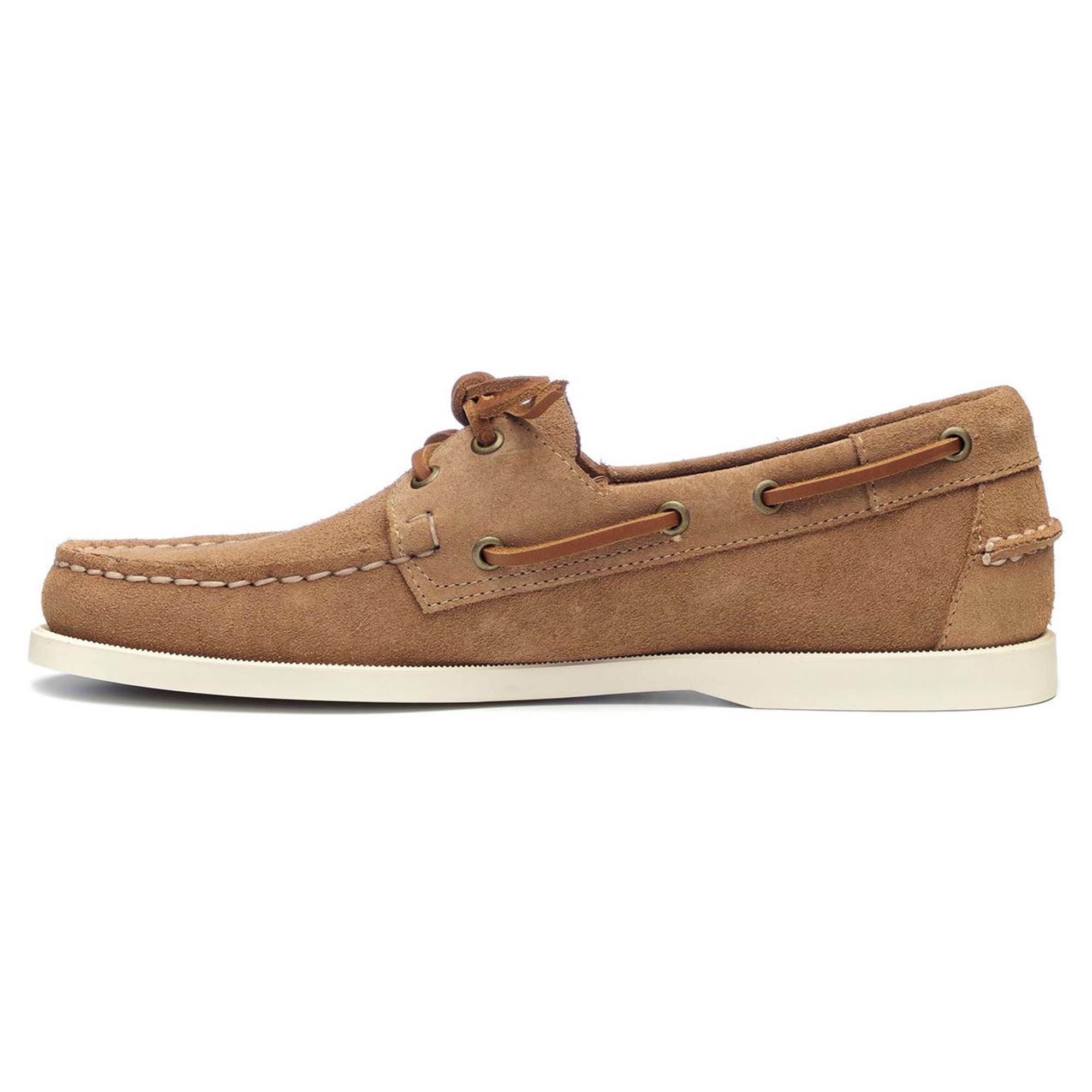 Sebago Portland Fleshout Boat Shoe - Brown Cognac