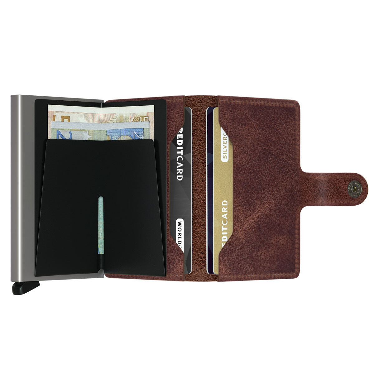 Secrid Mini Wallet Vintage Brown