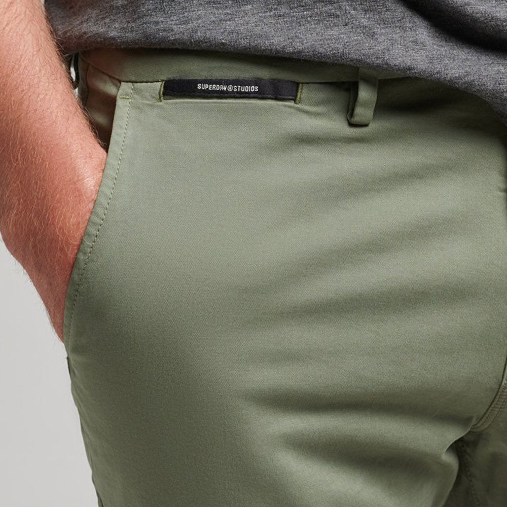 Superdry Studios Core Chino Short - Thyme Green