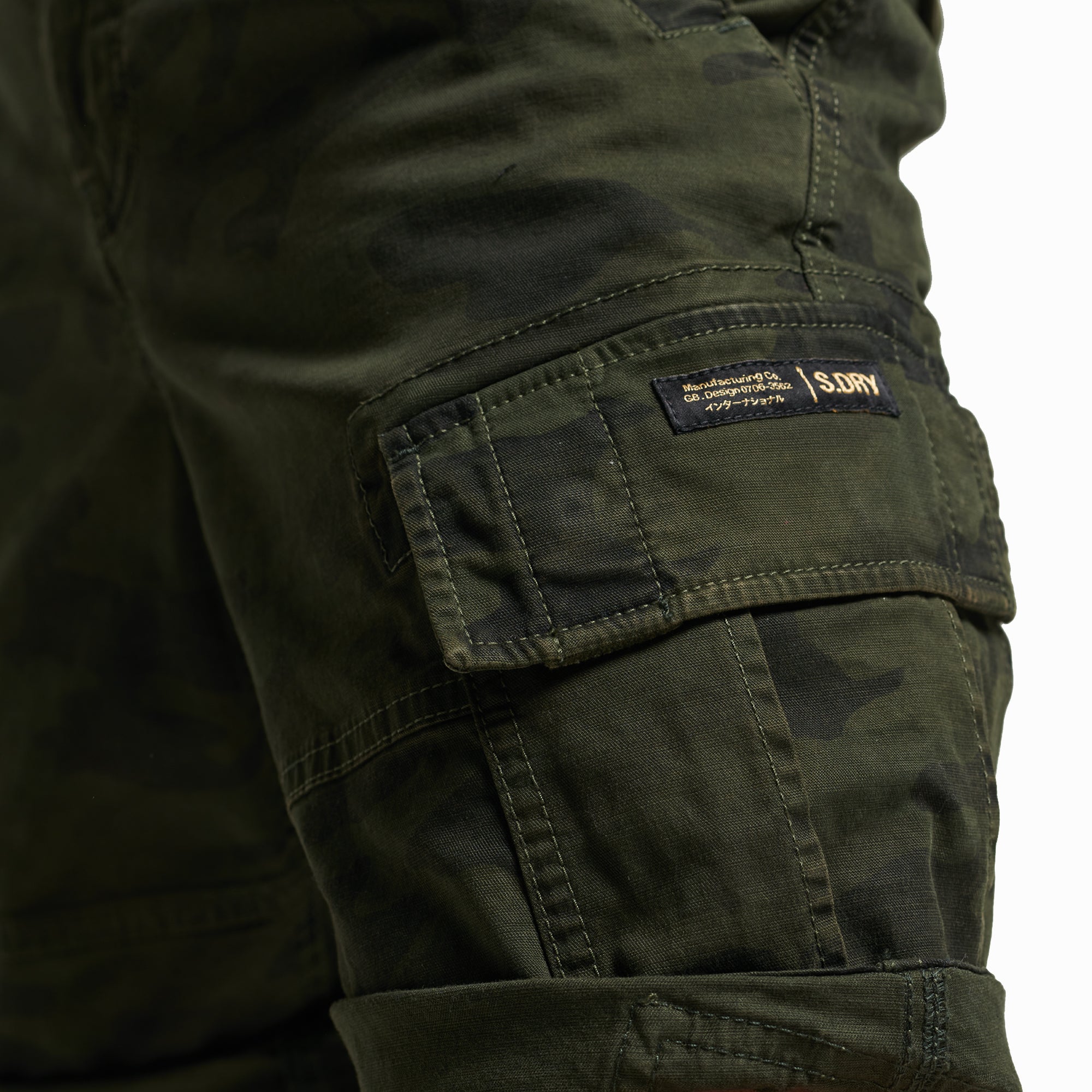 Superdry Vintage Core Cargo Shorts - Overdyed Camo