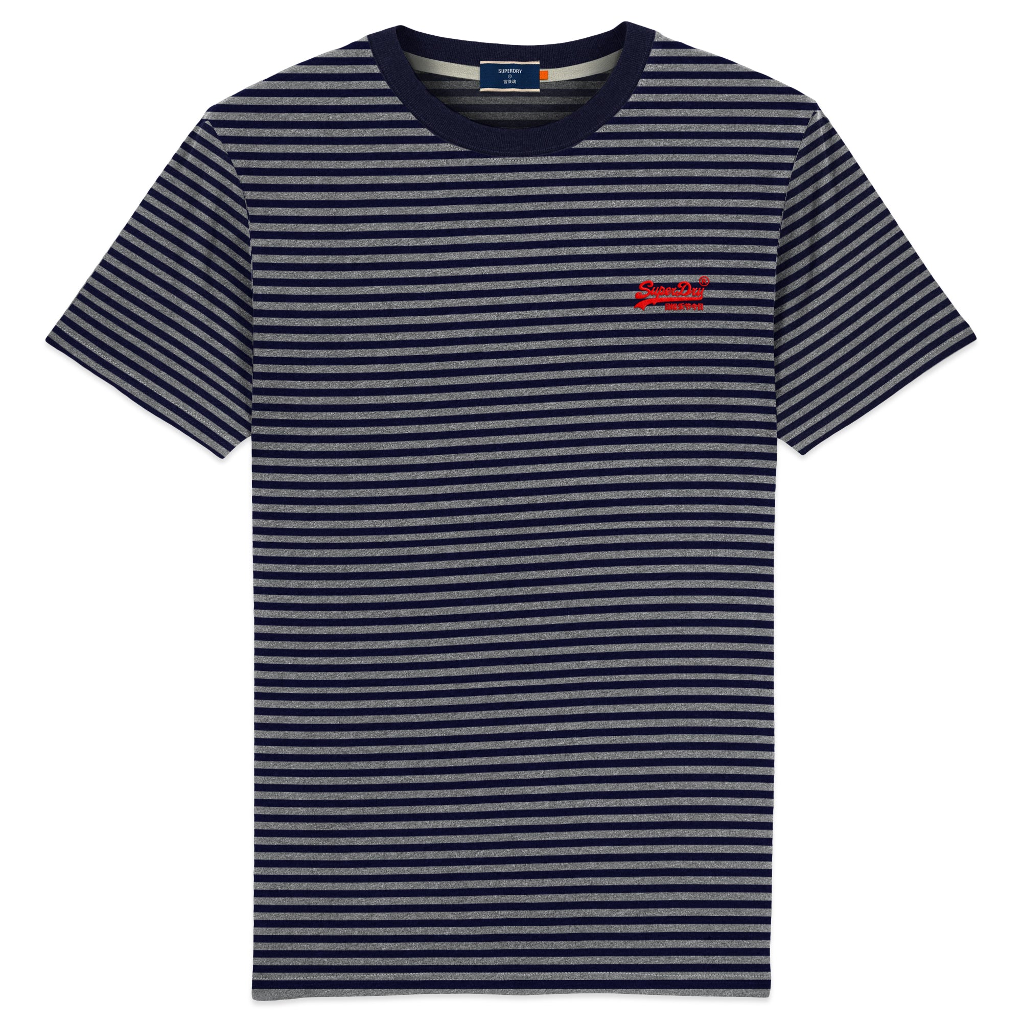Superdry OL Stripe T-Shirt - Mid Blue