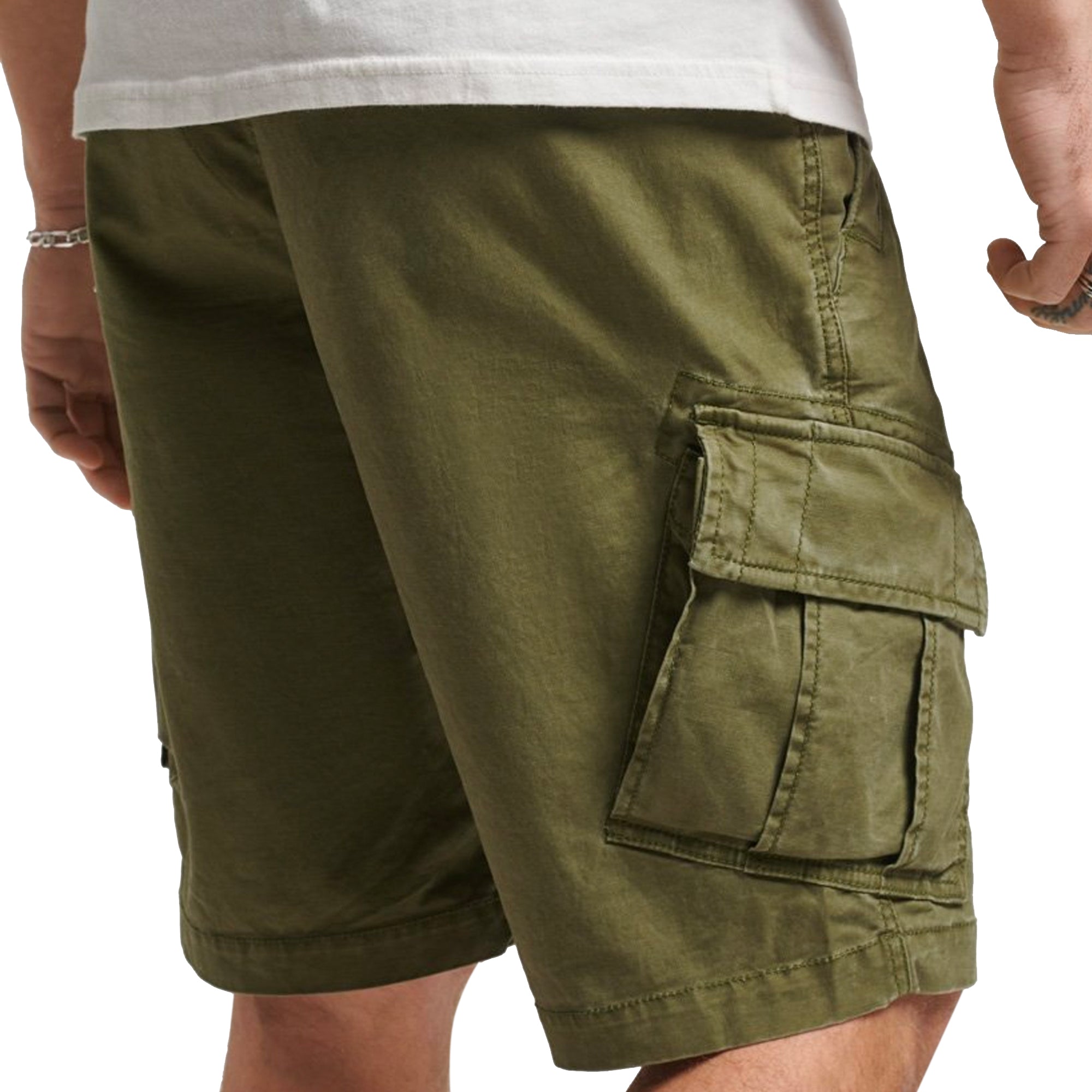 Superdry Vintage Core Cargo Shorts - Authentic Khaki