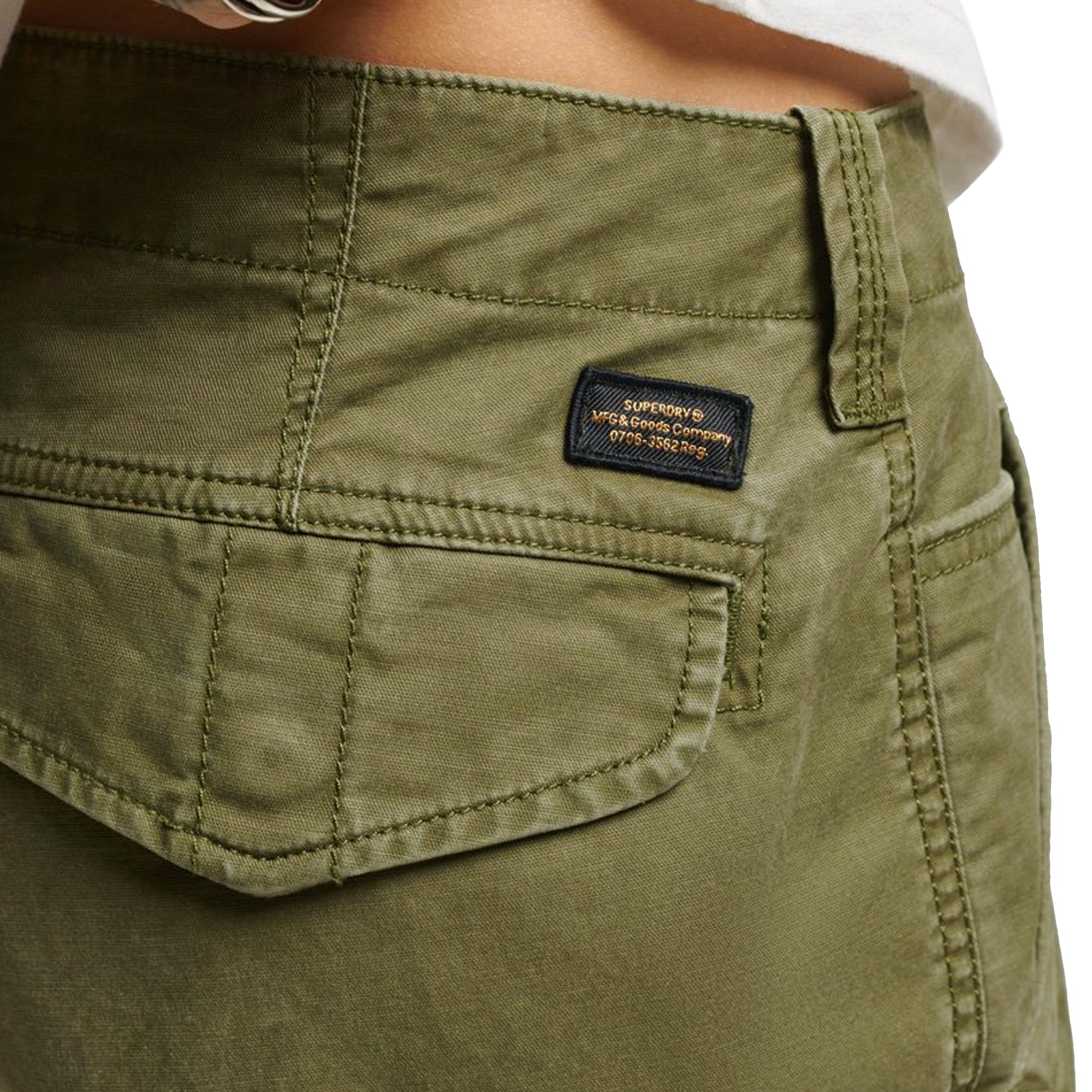Superdry Vintage Core Cargo Shorts - Authentic Khaki