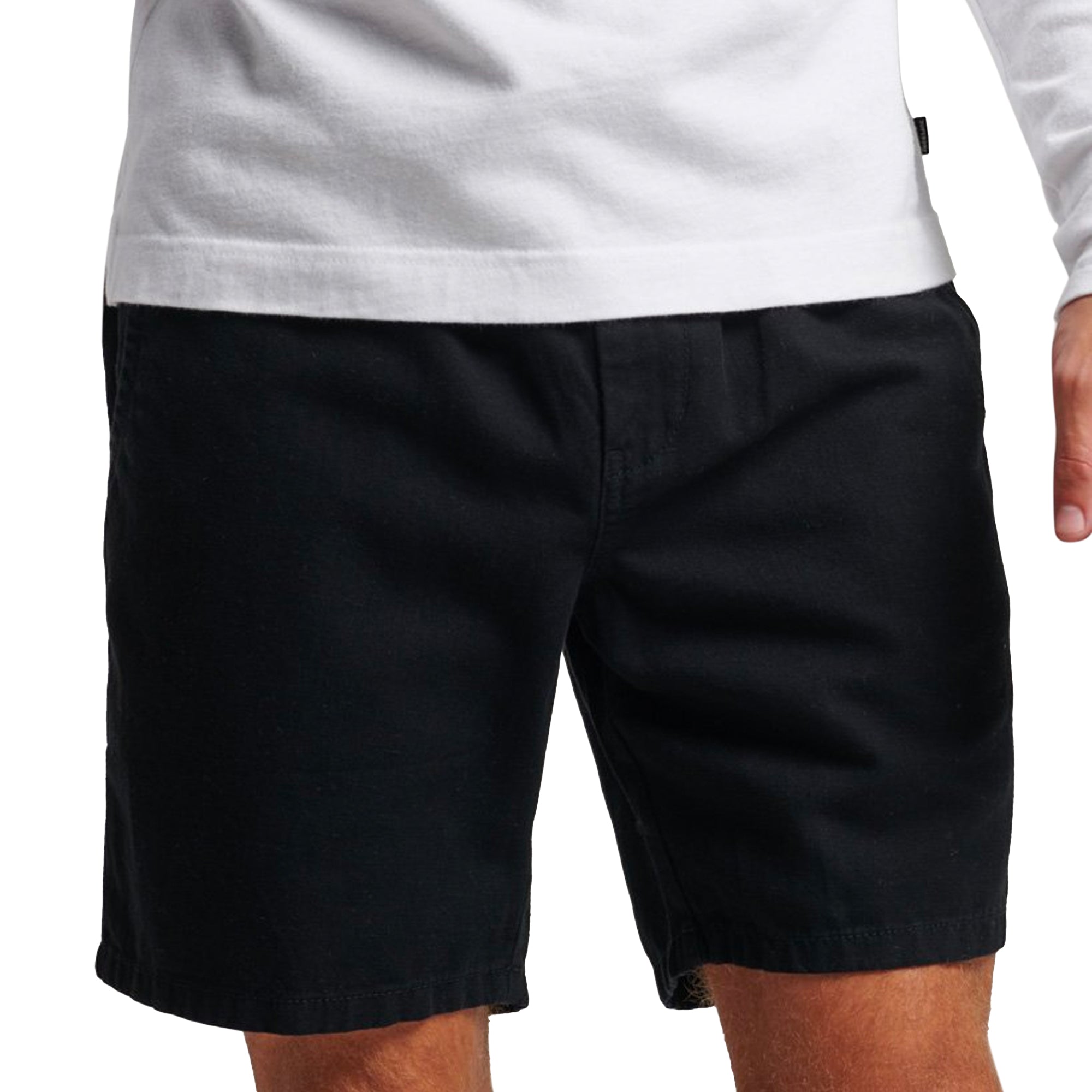 Superdry Vintage Overdyed Shorts - Black