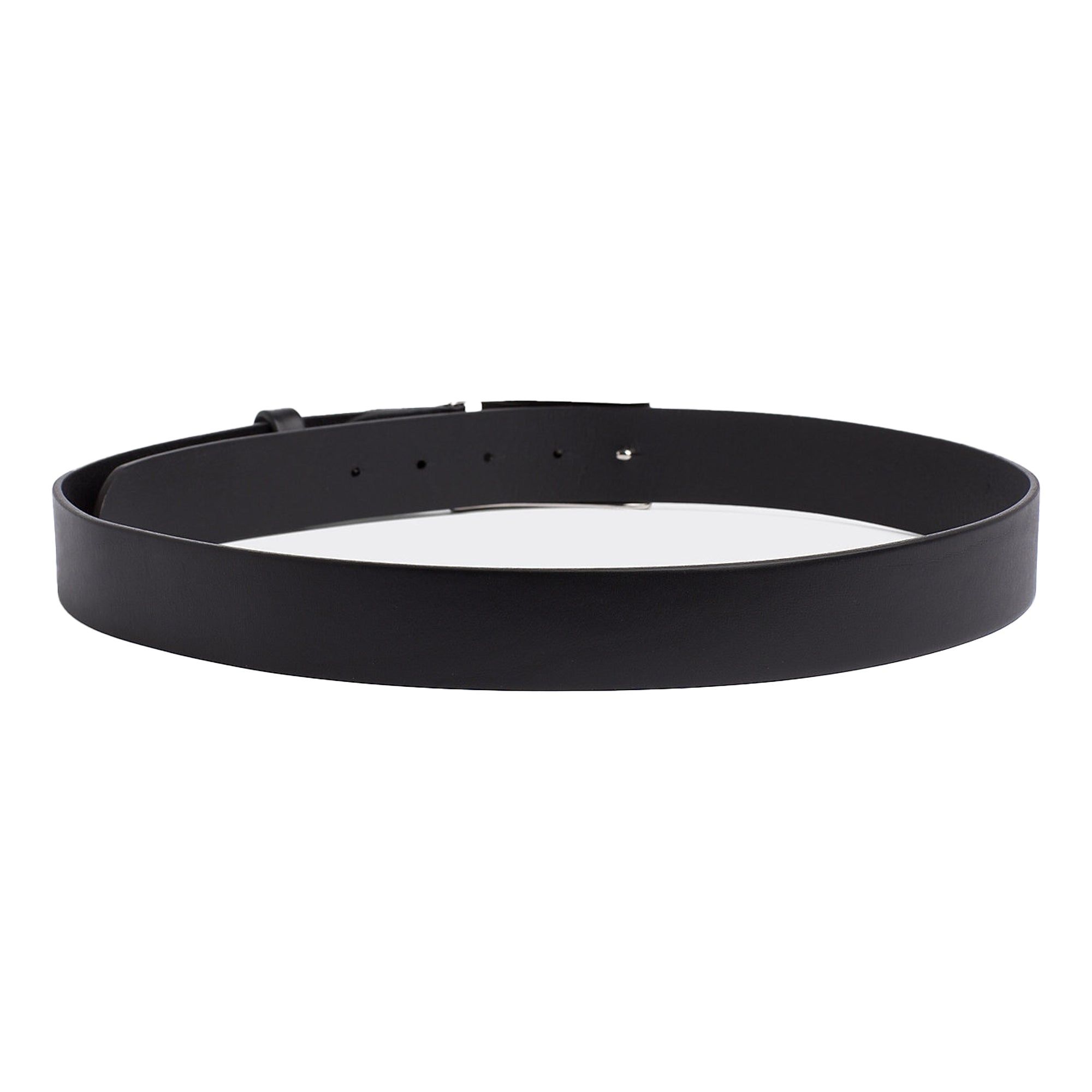 Tommy Hilfiger Adjustable Logo Plaque Belt - Black