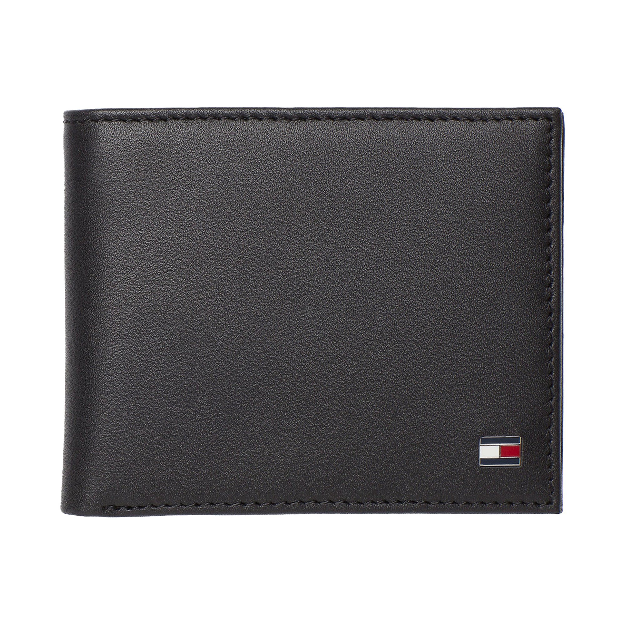 Tommy Hilfiger Eton Small Embossed Bifold Wallet - Black