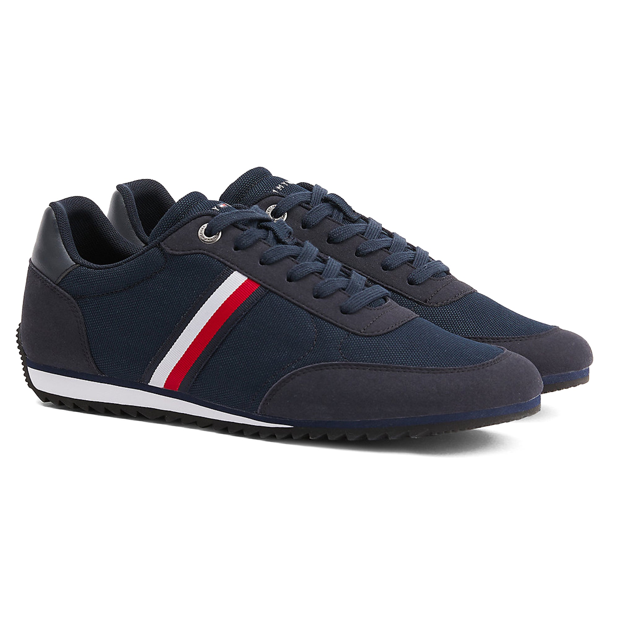Tommy Hilfiger Essential Mesh Signature Tape Trainers - Desert Sky
