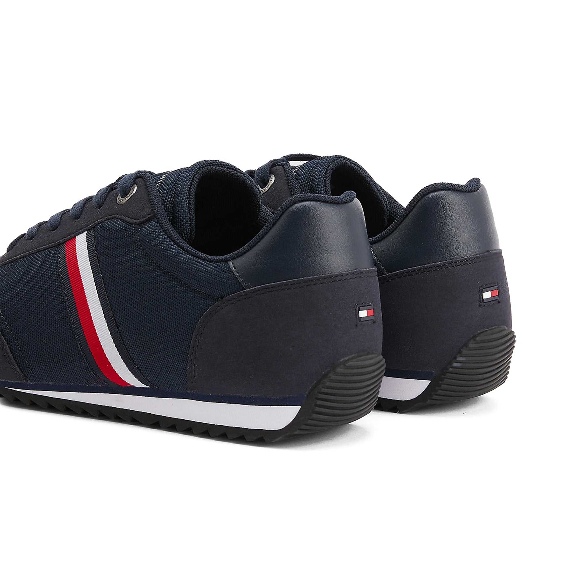 Tommy Hilfiger Essential Mesh Signature Tape Trainers - Desert Sky