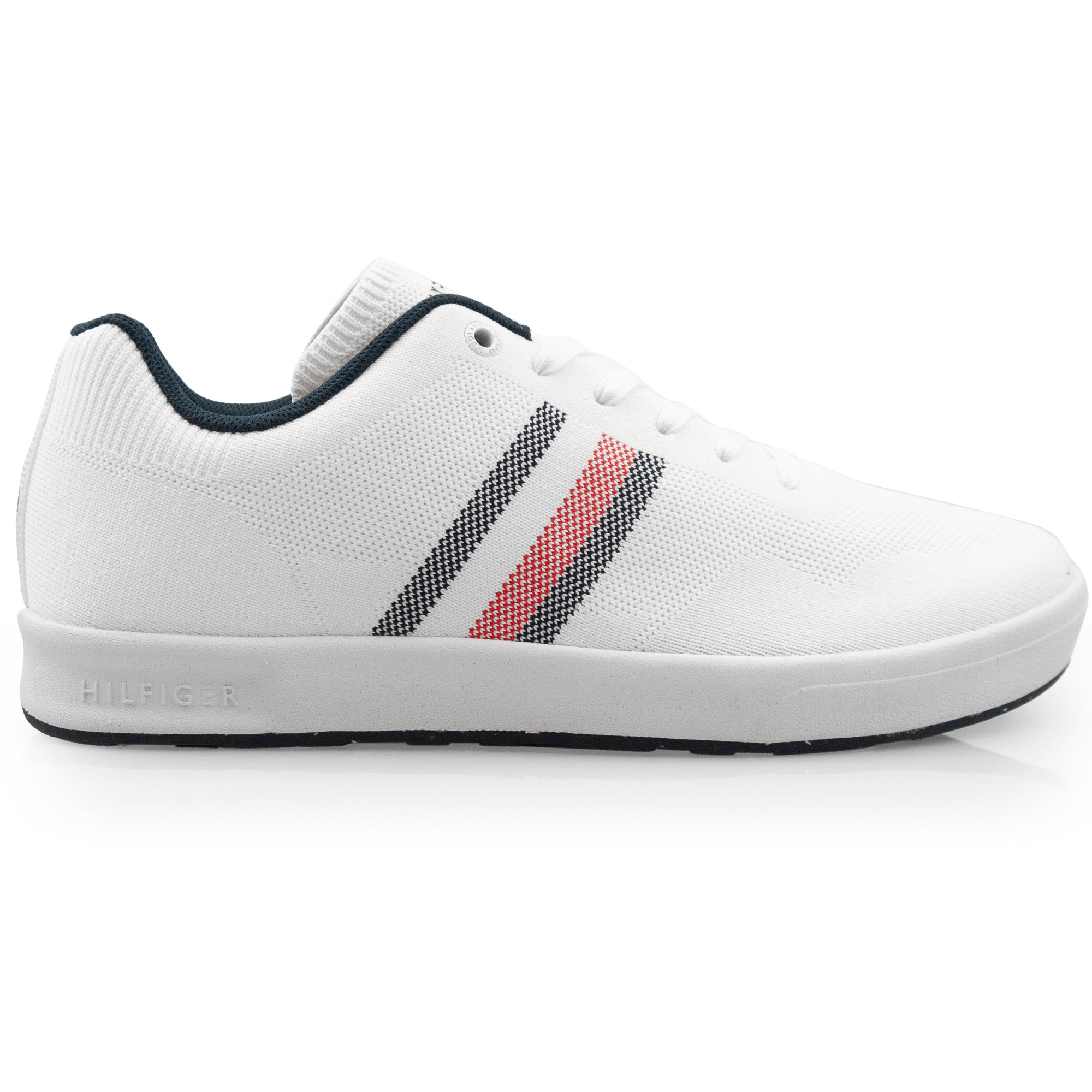 Tommy Hilfiger Sustainable Knitted Cupsole Trainer - White
