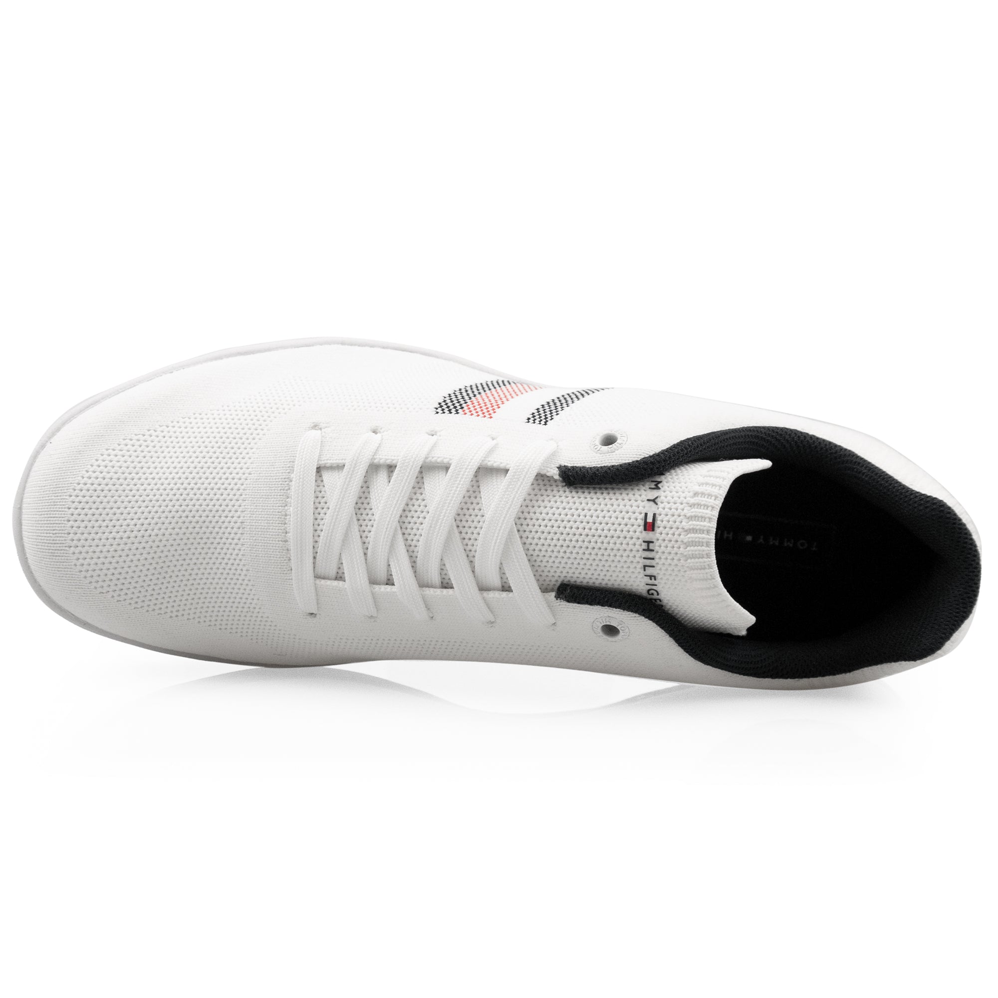 Tommy Hilfiger Sustainable Knitted Cupsole Trainer - White