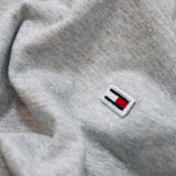 Tommy Jeans New Flag T-Shirt - Lt Grey Heather