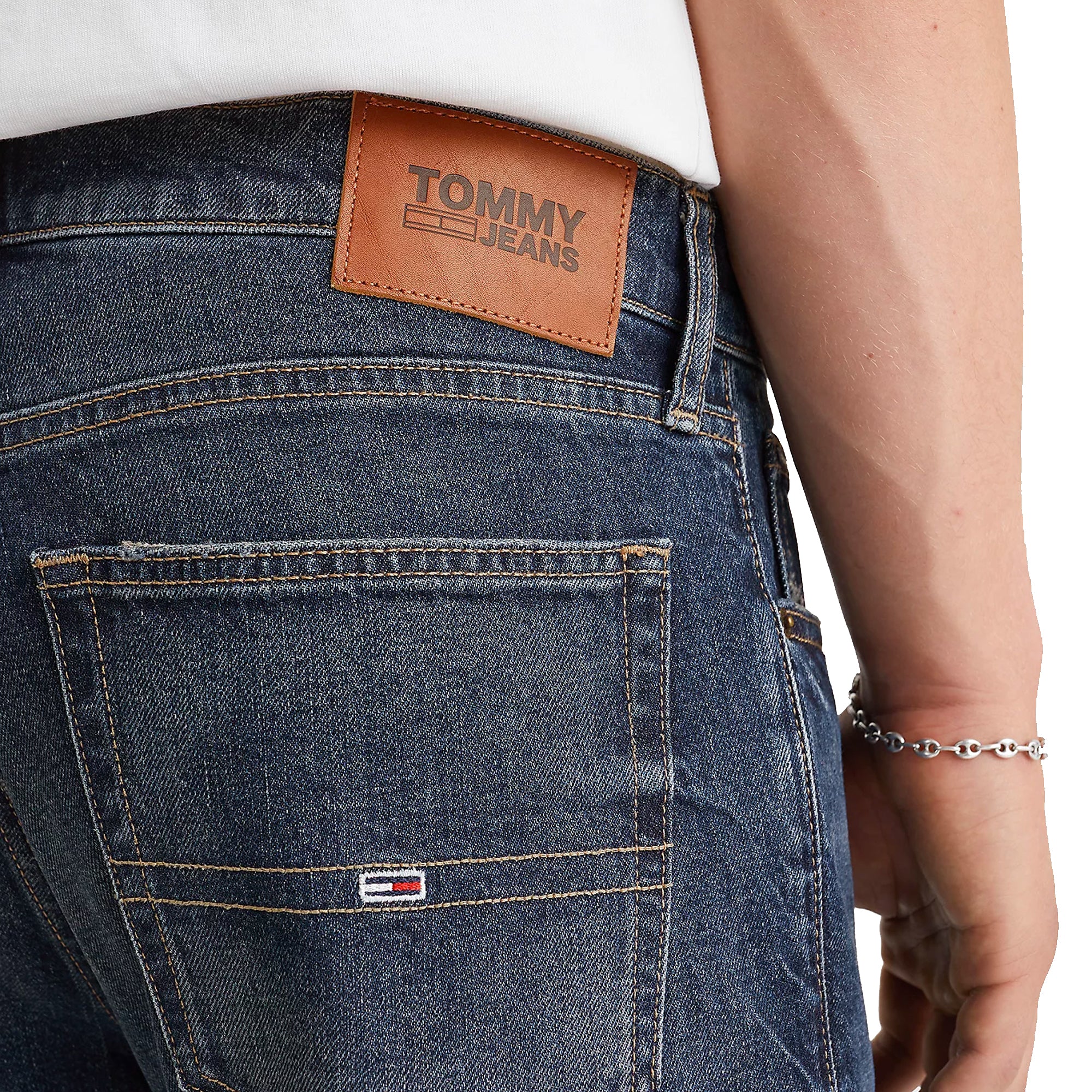 Tommy Jeans Ryan Regular Straight Jeans - Denim Dark