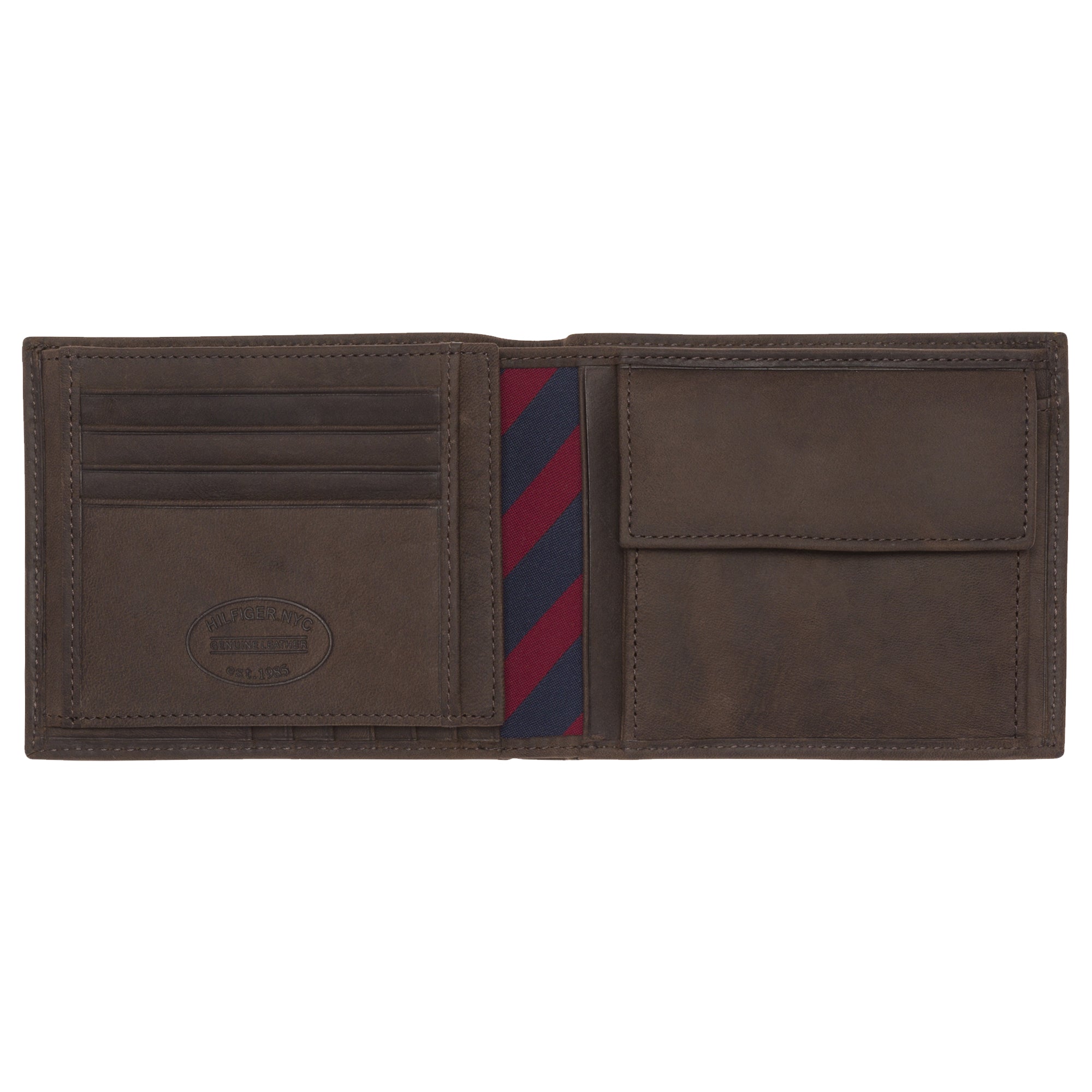 Tommy Hilfiger Johnson Trifold Wallet - Brown