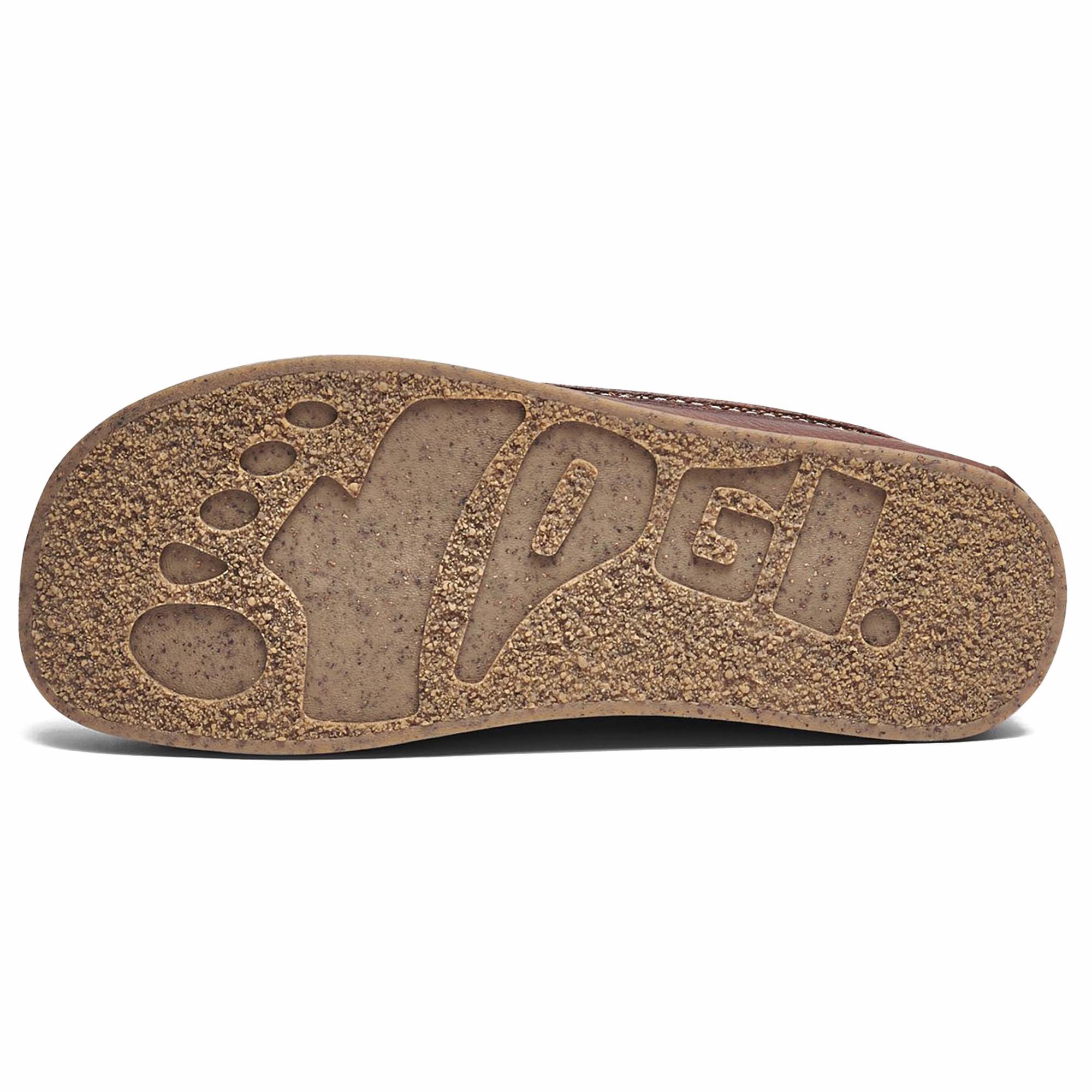 Yogi Finn Recycled Negative Heel Shoe - Chestnut Brown Leather