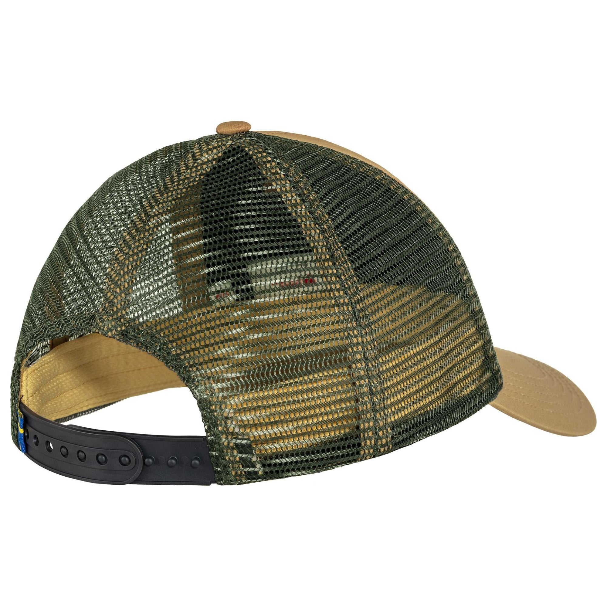 Rear view of 1960 Logo Langtradarkeps cap for Men in Buckwheat