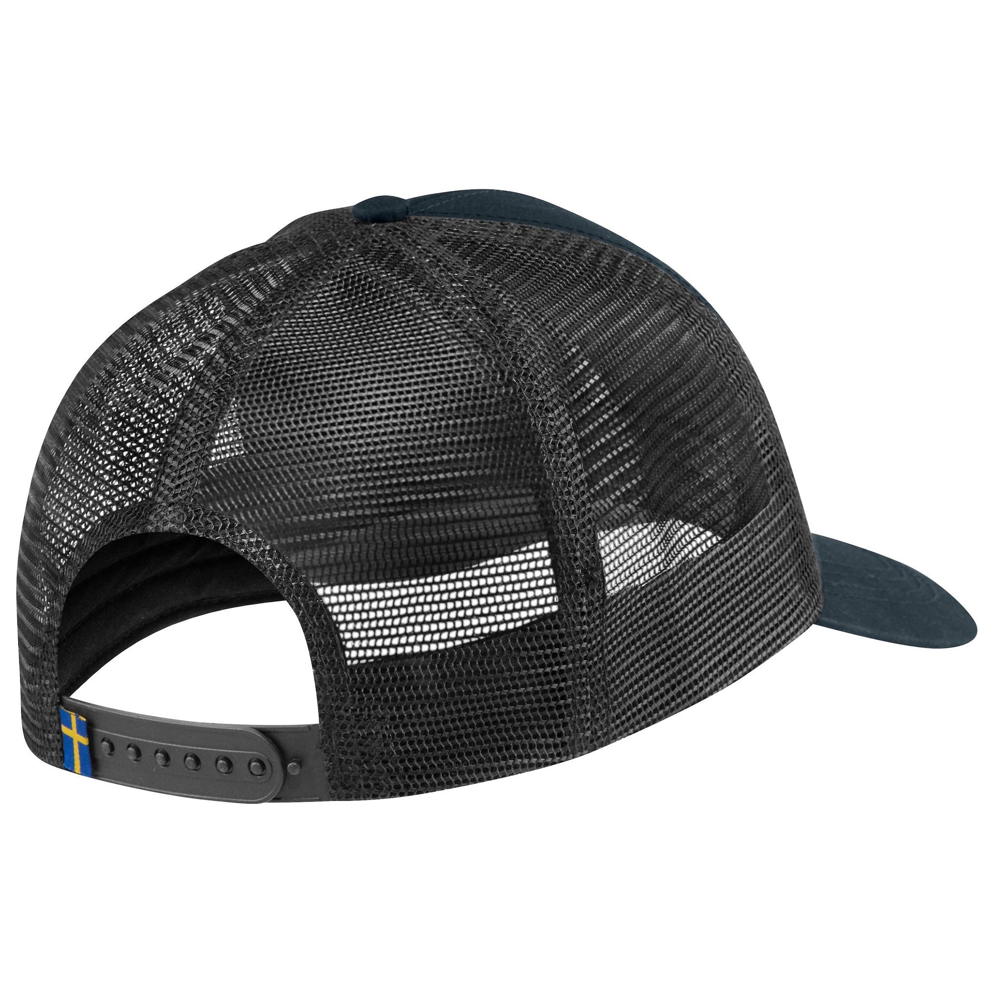 Rear view of 1960 Logo Langtradarkeps cap for Men in Dark Navy