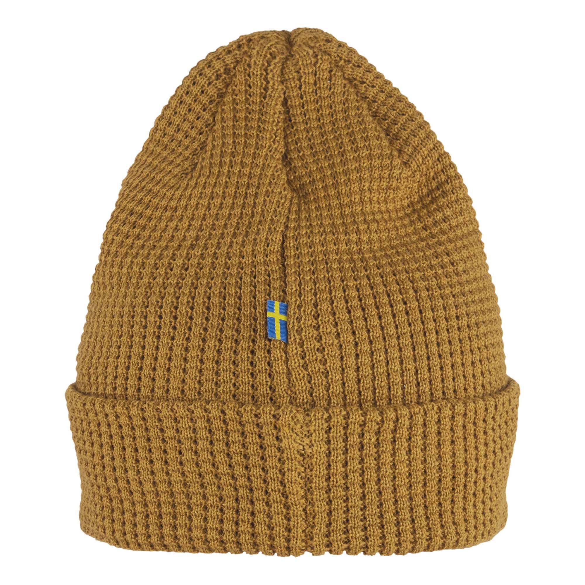 Rear view of Fjallraven Tab Beanie for Men in Acorn