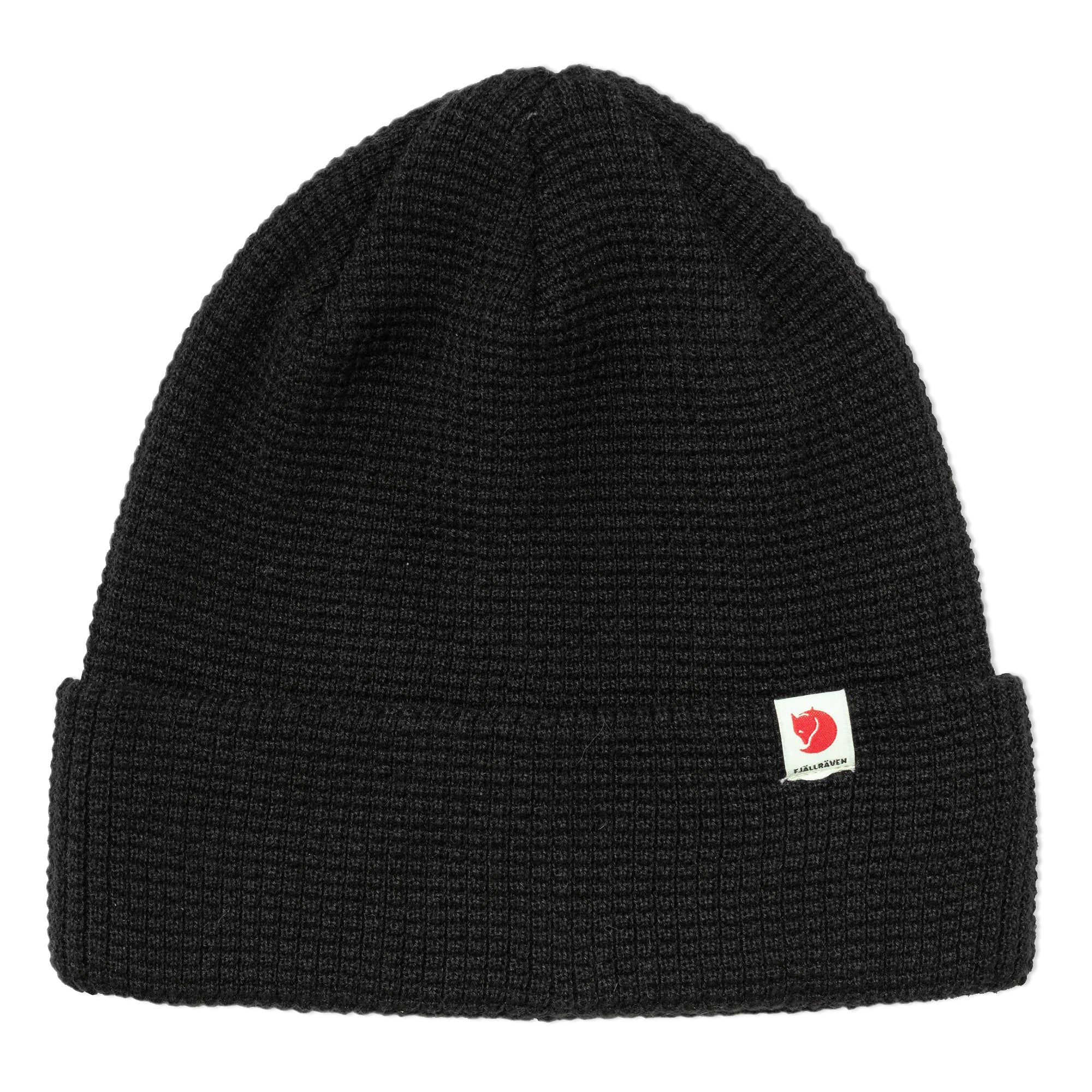 Front view of Fjallraven Tab Beanie or Men in Black