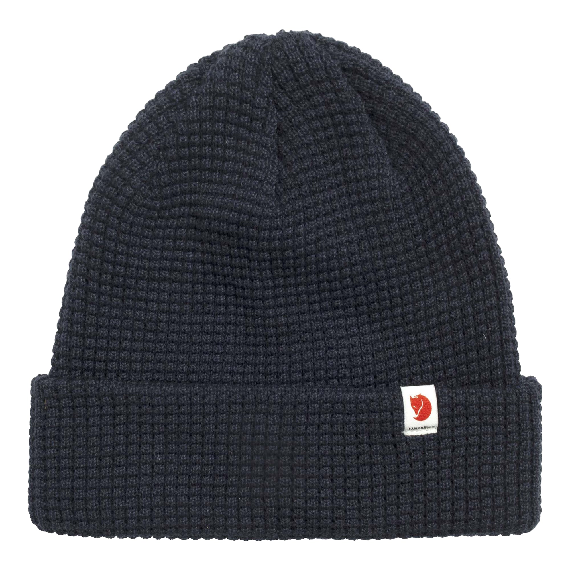 Front view of Fjallraven Tab Beanie for Men in Navy