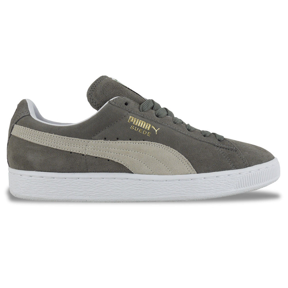 Puma Suede Classic Trainers - Grey/White - Arena Menswear